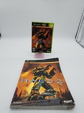 Xbox Halo 2 Game and Official Strategy Guide Microsoft 2004 Paperback Book