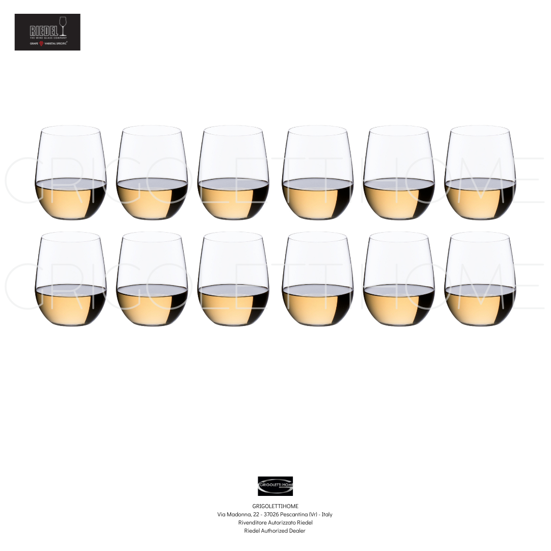 Riedel - Set 12 Tumbler Glasses Viognier/Chardonnay O Wine Tumbler - 414/05