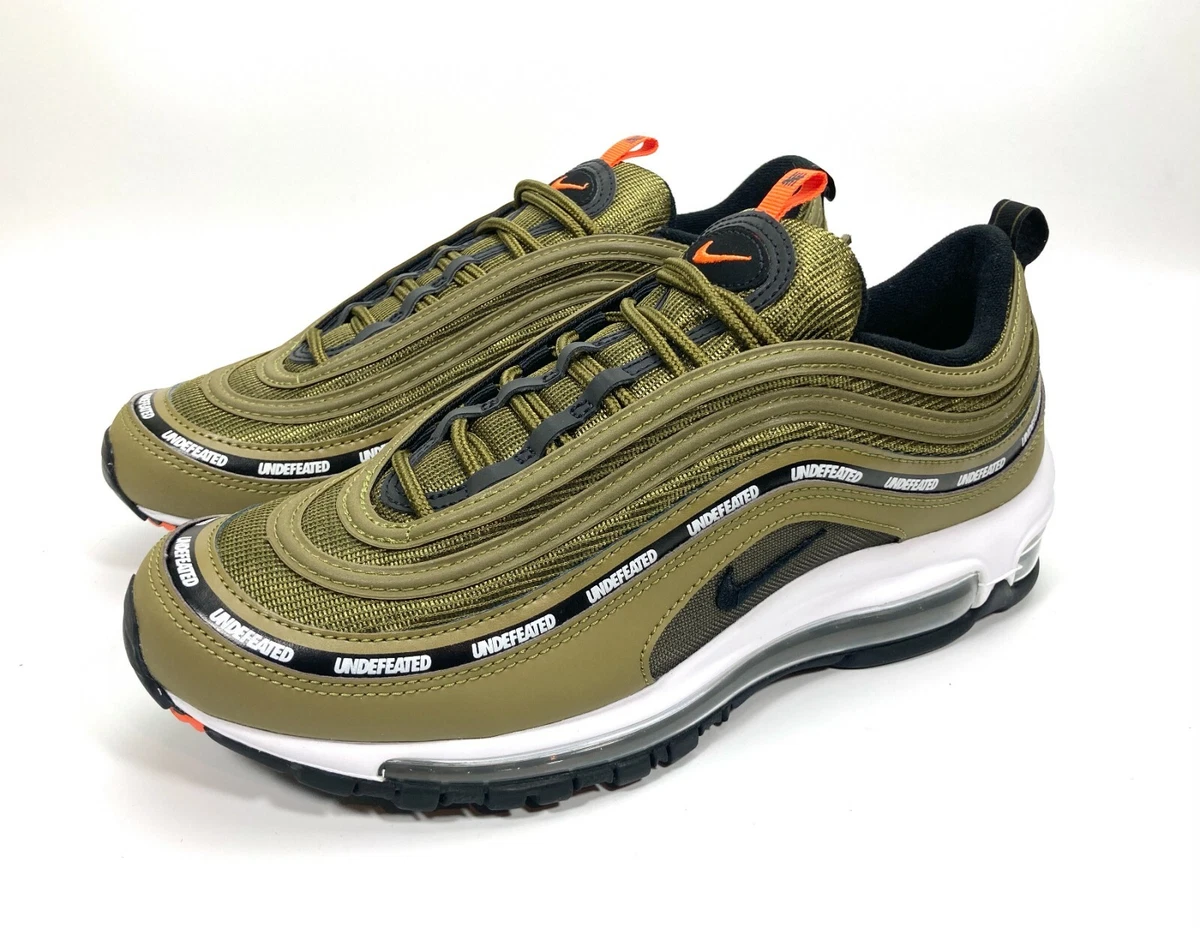 Nike Air Max 97 x Undefeated Black Militia Green Men's US