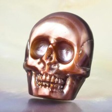 Agustus-Collection Colgante Cabujón Calavera de Concha Abalón 3.56 g