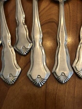 International INS663 Stainless Flatware China Mixed Lot Forks Spoons 7 pieces