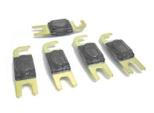 5 PACK MINI ANL Fuses 150 AMP Black