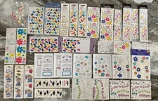 Vintage 90s Spring Easter Graduation Sticker Lot  Mrs. Grossman, Suzy’s Zoo, Etc