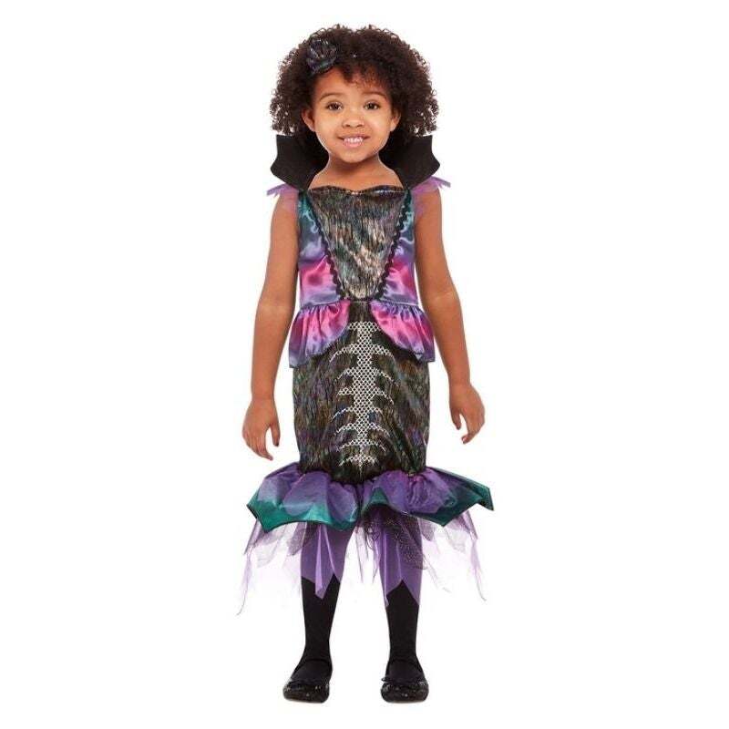 Toddler Dark Mermaid Costume Purple Toddler Dark Mermaid Costume Purple