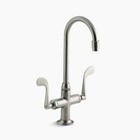 Kohler 8761-BN Essex Double Handle Bar/Prep Faucet - Brushed Nickel