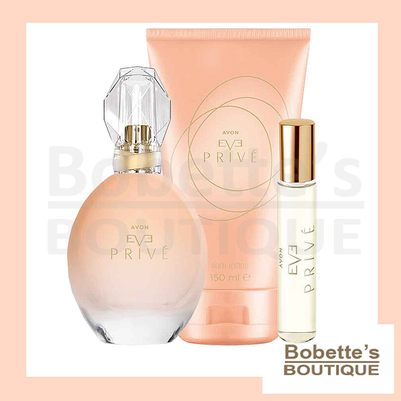 EVE PRIVÉ AVON Coffret 3 Produits idéal pour offrir une routine parfumée