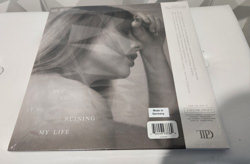 TAYLOR SWIFT THE TORTURED POETS DEPARTMENT PHANTOM CLEAR VINYL - Picture 5 of 5