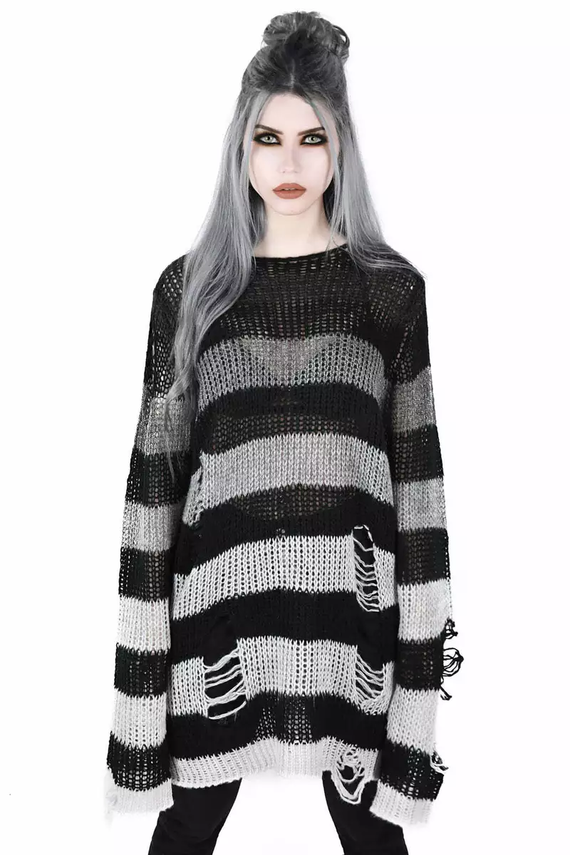 Killstar clearance striped sweater