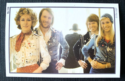 ABBA, POP MUSIC GROUP, RARE TRADING ''ROOKIE'' KARTENSAMMLER