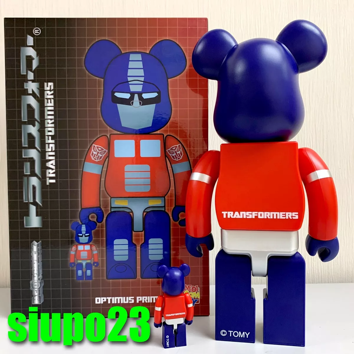 Medicom 400% + 100% Bearbrick ~ Transformers Be@rbrick Optimus