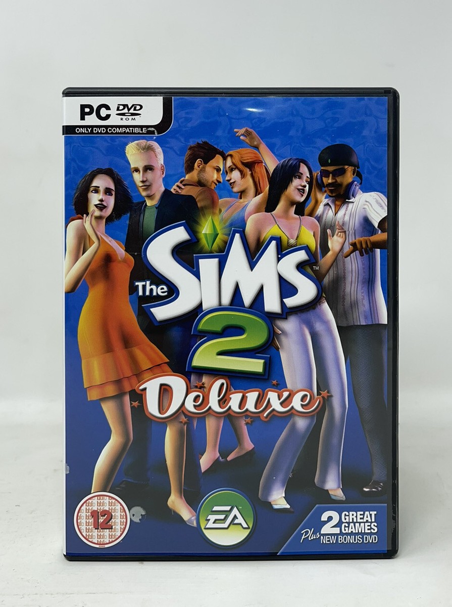 Sims 2: Deluxe (PC, 2007) UK Version 2-Disc Win 98/XP With