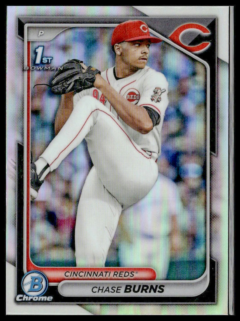 2024 Bowman Draft - Chase Burns Chrome Refractor #BDC-55