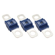 Pack of 3 Ami/Midi Fuse 100 Amp High Current Fuse Bolt-On, Commonly Used in Cars