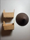 Marx 1950s-1960s Jungle Jim/Daktari Native Hut Parts