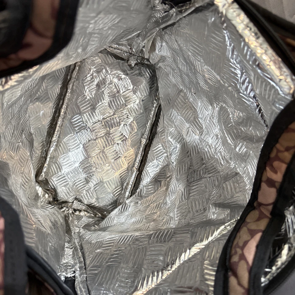 Nicole Miller New York Insulated Lunch Cooler Tote camouflage green/browns - Image 4 of 4