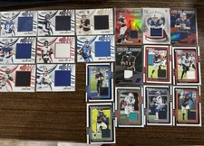 19 NFL Football Patch Memorabilia Lot - Panini - Don Russ, Absolute, And Zenith