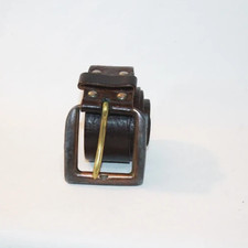 Vintage Mens Leather Belt 36" Brown Studio De Paris