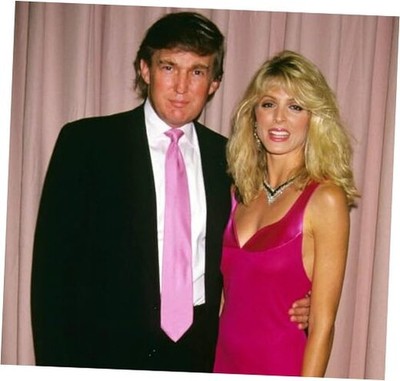 Donald Trump Marla Maples 1991. Photo by Adam Scull (Donald Trump Marla