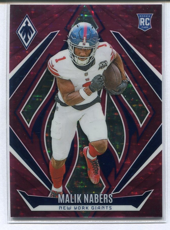2024 PANINI PHOENIX FOOTBALL RC #221 MALIK NABERS PINK STARS 4/8