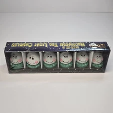 Pack of 6 Halloween House Ghost Tea Light Candles New