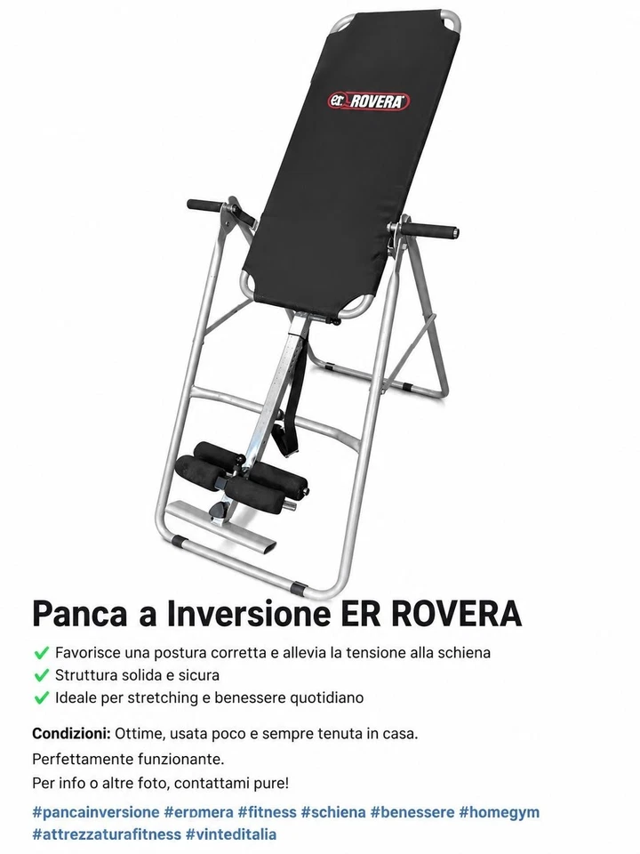 PANCA A INVERSIONE. E.R ROVERA PARI AL NUOVO USATA SOLO PER PROVA. - Bild 1 von 1