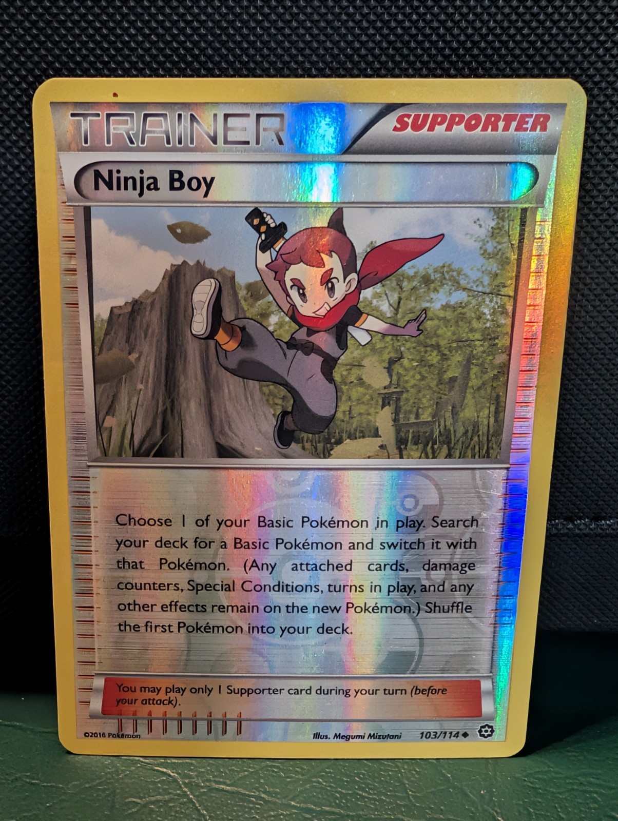Pokemon - Ninja Boy - (103/114) - XY Steam Siege - Reverse Holo - NM/M