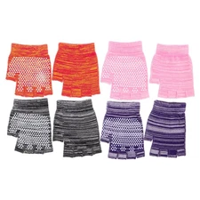 4 Pairs Aerial Yoga Gloves Half Finger Cycling Women Fingerless Grip