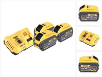 Dewalt Dcb 118 Y3 Akku Starter Set 18 V / 54 V 3X Xr Flexvolt Akku 12 Ah + Lader