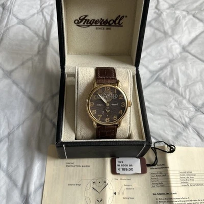 Ingersoll Herrenuhr automatik Tara IN 6300 BR in OVP mit Anleitung. - Bild 1 von 4