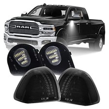 LED Side Mirror Turn Signals 4PCS Mirror Turn Signal and Puddle Light Kit