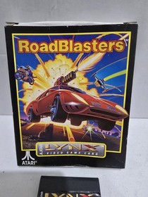 RoadBlasters (Atari Lynx) w/box RARE TESTED AND WORKING! 
