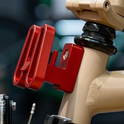 Leichter Aluminium Front Gepäckträger Adapter für Brompton für DAHON Bikes r