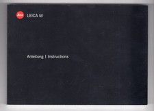 Leica M Typ 240 2014 Camera Instruction Manual / Guide In English  German