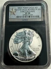 2013-W perfect gem REVERSE PROOF American Silver Eagle. NGC PF70. #n2d039