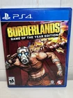 Borderlands: Game of the Year Edition - Sony PlayStation 4 Complete W/ Poster