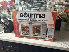 Gourmia XL Digital Air Fryer Toaster Oven - French Doors, Temperature Probe, New