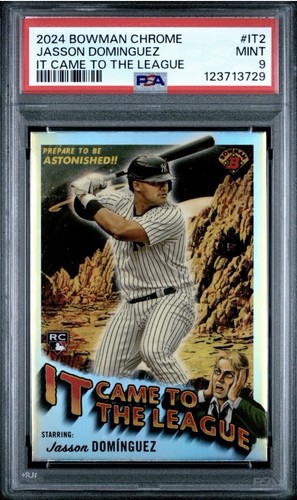 Jasson Dominguez 2024 Bowman Chrome It Came To The League Rookie PSA 9 MINT