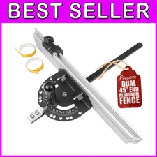 Versatile Miter Gauge for Table Saws with Easy Angle Adjustments & Flip Stop