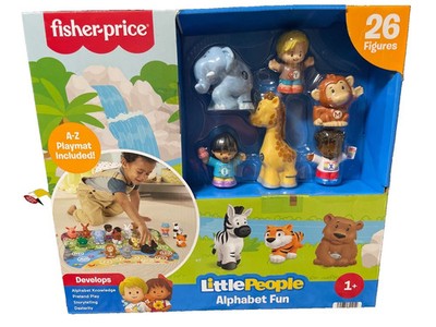 Fisher Price Little People Alphabet Fun Zoo Play Mat 26 Figures A
