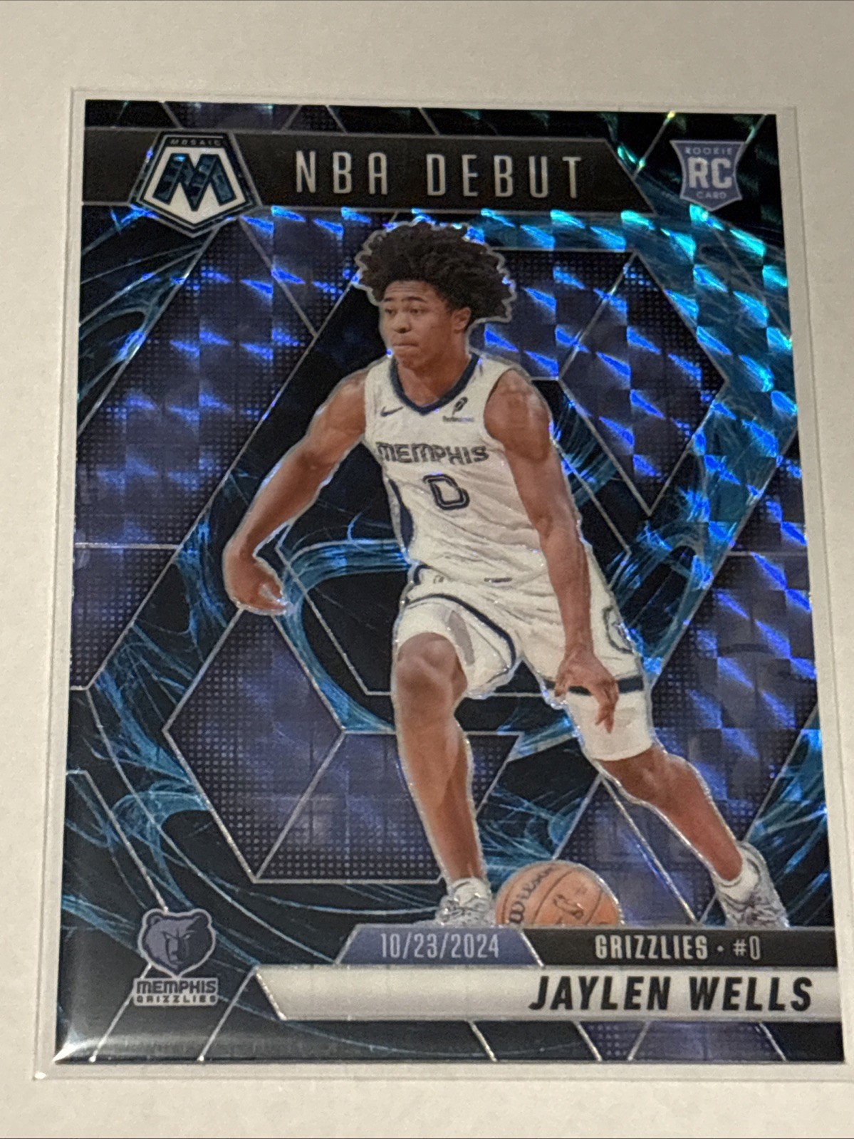 2024-25 Panini Mosaic - NBA Debut - Jaylen Wells #260 Genesis Mosaic Prizm (RC)