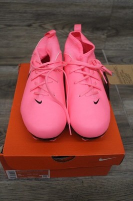 Nike Football Cleats Phantom Luna 2 Academy FJ2603-600 Kids Pink NIN730 Sz 5Y