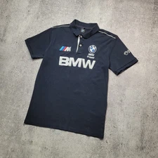 Vintage BMW F1 Racing Polo Shirt Formula One M Power Mens Size L