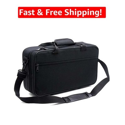 Lightweight Clarinet Case with High-Density Foam & Two Storage Compartments