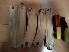 IKEA wooden train rail set 05e4d6