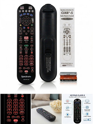New Time Warner Cable Spectrum Universal URC Remote CLIKR-5 UR5U-8780L/8790L