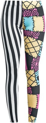 The Nightmare Before Christmas Leggings Damen Jack Skellington & Sally