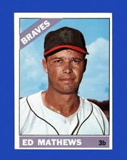 1966 Topps Set-Break #200 Eddie Mathews EX-EXMINT *GMCARDS*