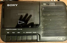 Sony TCM-818 Cassette Player Recorder w/ Power Cord Vintage Tested Working