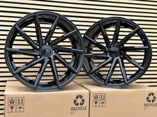 4X 20 Zoll Voss CVT Style 5X120 Schwarz Felgen f�r BMW E34 E38 E39 E60 E65 E63