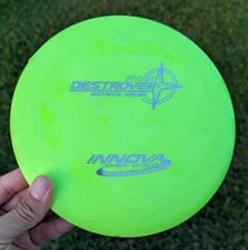 Used DAYGLOW PFN Star DESTROYER Innova Disc Golf 175g Mild Dome